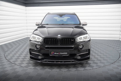 Frontlippe V.3 passend für BMW X5 M-Paket F15 schwarz Hochglanz