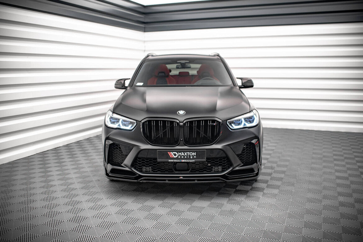 Frontlippe V.3 passend für BMW X5M F95 schwarz Hochglanz