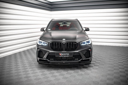 Frontlippe V.3 passend für BMW X5M F95 schwarz Hochglanz