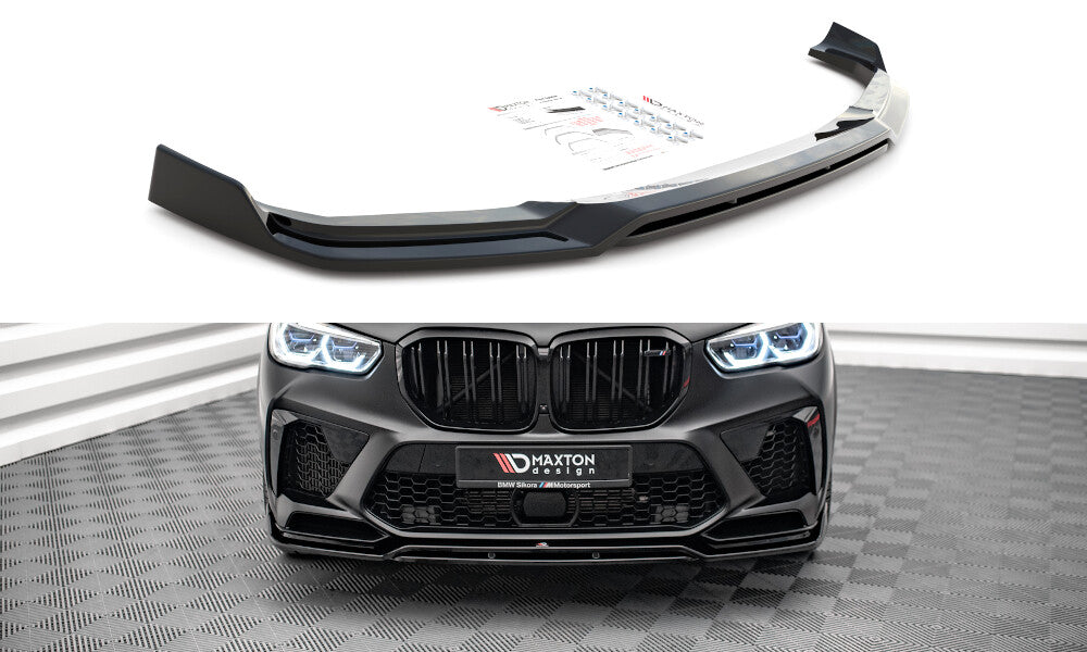 Frontlippe V.3 passend für BMW X5M F95 schwarz Hochglanz