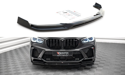 Frontlippe V.3 passend für BMW X5M F95 schwarz Hochglanz