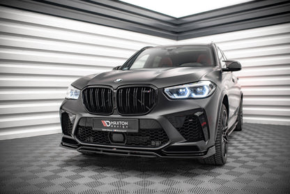 Frontlippe V.3 passend für BMW X5M F95 schwarz Hochglanz