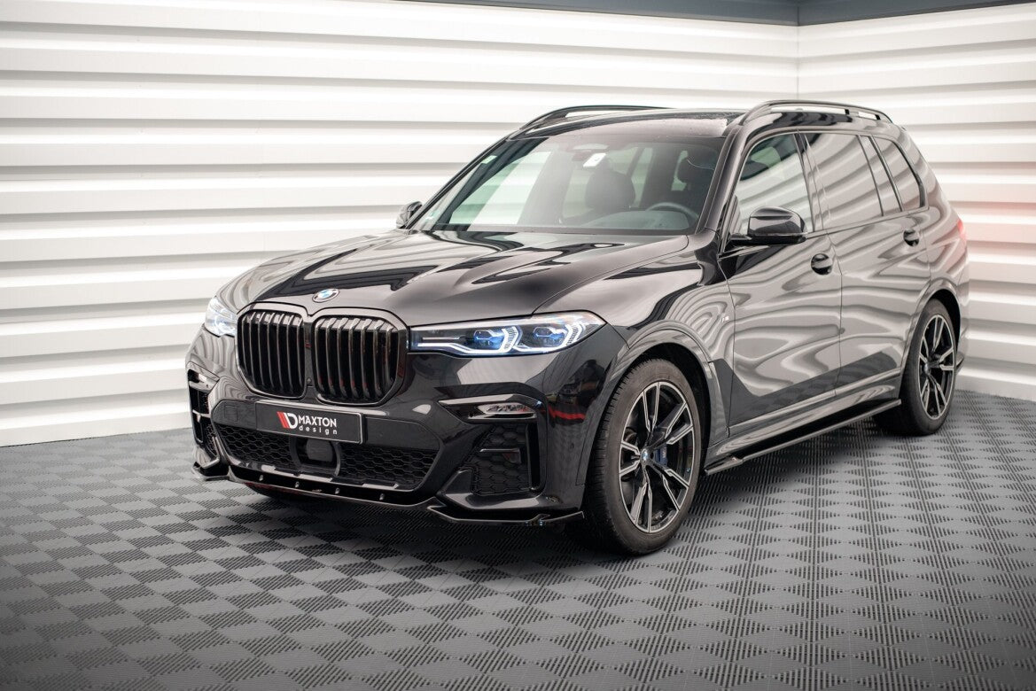 Frontlippe V.3 passend für BMW X7 M-Paket G07 schwarz Hochglanz