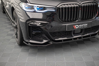 Frontlippe V.3 passend für BMW X7 M-Paket G07 schwarz Hochglanz