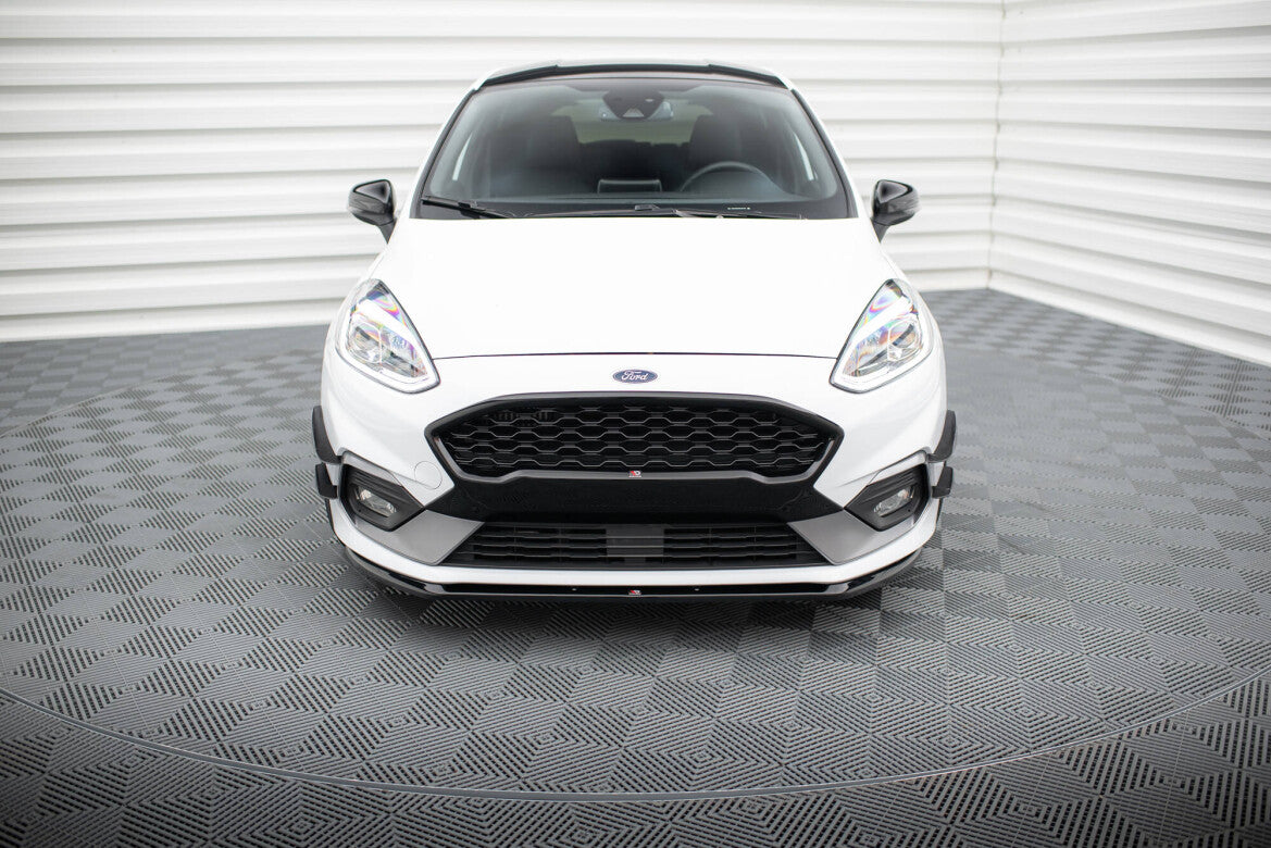 Frontlippe V.3 passend für Ford Fiesta Mk8 ST / ST-Line schwarz Hochglanz