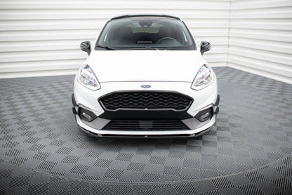 Frontlippe V.3 passend für Ford Fiesta Mk8 ST / ST-Line schwarz Hochglanz