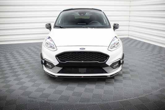 Frontlippe V.3 passend für Ford Fiesta Mk8 ST / ST-Line schwarz Hochglanz