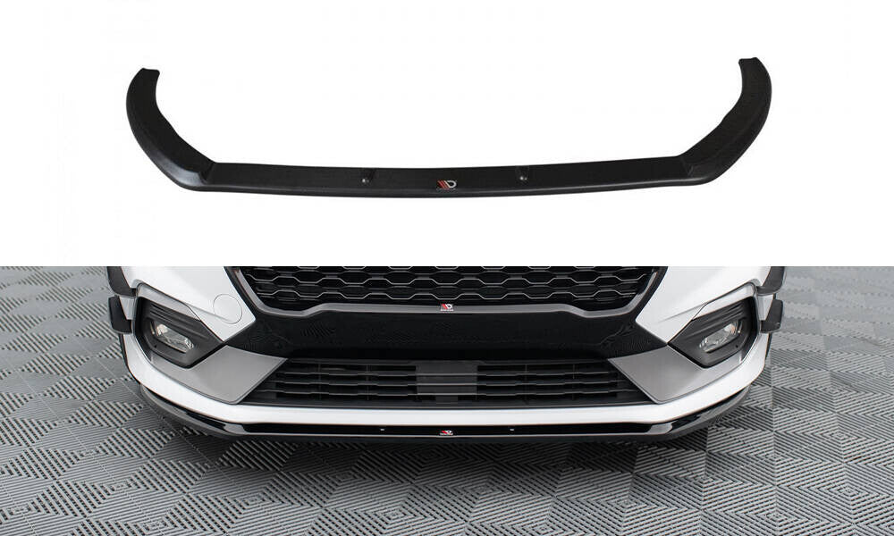 Frontlippe V.3 passend für Ford Fiesta Mk8 ST / ST-Line schwarz Hochglanz