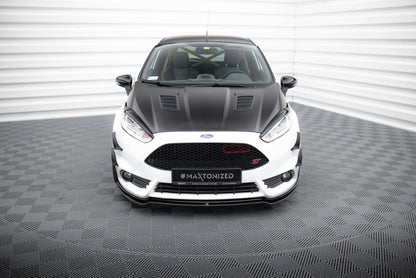 Frontlippe V.3 passend für Ford Fiesta ST Mk7 FL schwarz Hochglanz