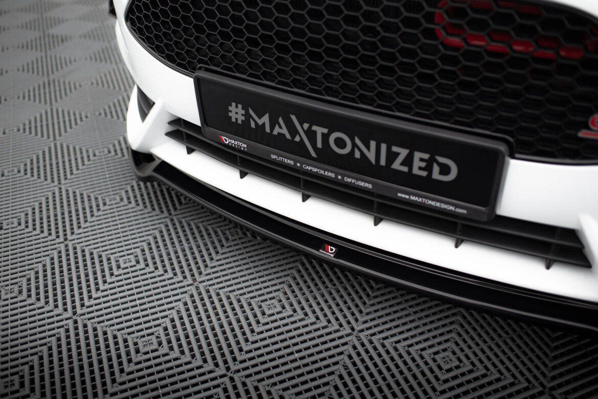 Frontlippe V.3 passend für Ford Fiesta ST Mk7 FL schwarz Hochglanz