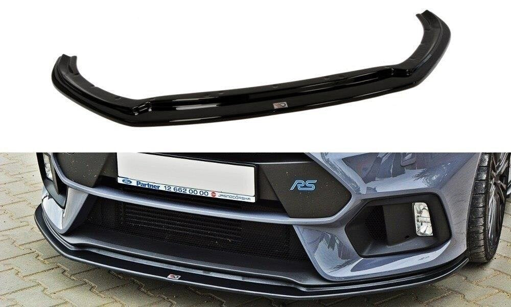 Frontlippe V.3 passend für Ford Focus RS Mk3 schwarz Hochglanz