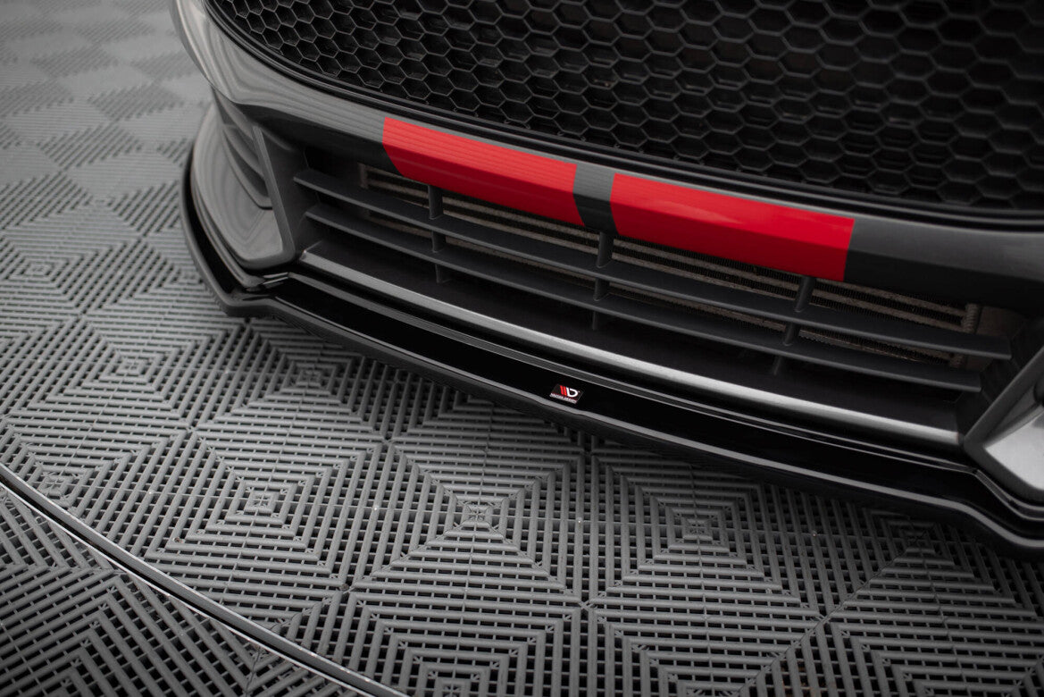 Frontlippe V.3 passend für Ford Focus ST Mk3 FL schwarz Hochglanz