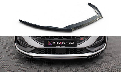 Frontlippe V.3 passend für Ford Focus ST / ST-Line Mk4 FL schwarz Hochglanz