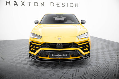 Frontlippe V.3 passend für Lamborghini Urus Mk1 schwarz Hochglanz
