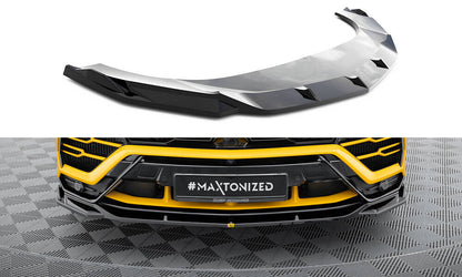 Frontlippe V.3 passend für Lamborghini Urus Mk1 schwarz Hochglanz