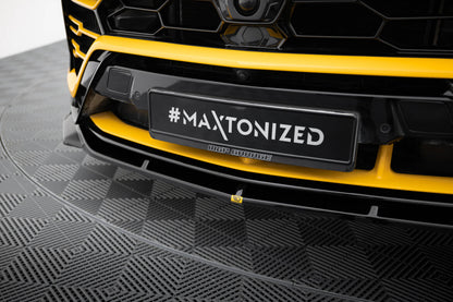 Frontlippe V.3 passend für Lamborghini Urus Mk1 schwarz Hochglanz