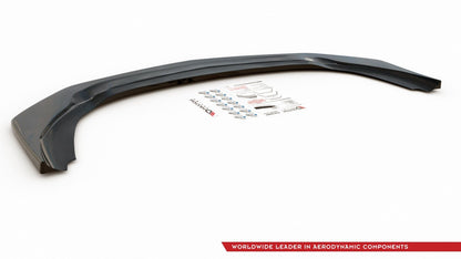 Frontlippe V.3 passend für Mercedes A35 AMG Aero W177 schwarz Hochglanz