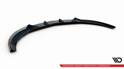 Frontlippe V.3 passend für Mercedes A45 AMG W176 schwarz Hochglanz