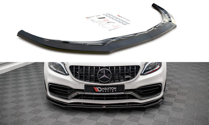 Frontlippe V.3 passend für Mercedes-AMG C63 Coupe AMG Aero Pack C205 FL schwarz Hochglanz