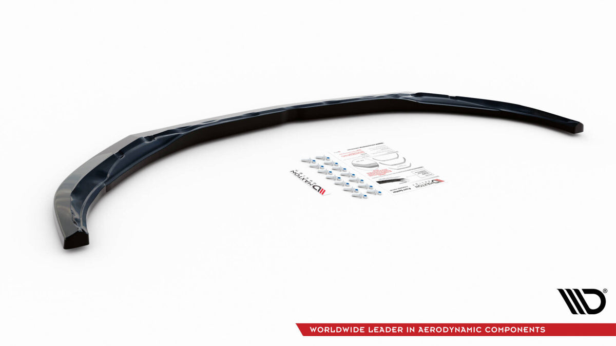 Frontlippe V.3 passend für Mercedes-AMG C63 Coupe AMG Aero Pack C205 FL schwarz Hochglanz