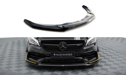 Frontlippe V.3 passend für Mercedes-AMG CLA 45 Aero C117 FL schwarz Hochglanz