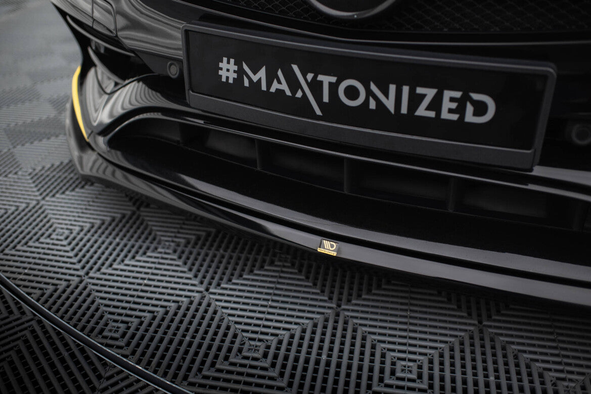 Frontlippe V.3 passend für Mercedes-AMG CLA 45 Aero C117 FL schwarz Hochglanz