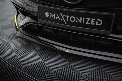 Frontlippe V.3 passend für Mercedes-AMG CLA 45 Aero C117 FL schwarz Hochglanz