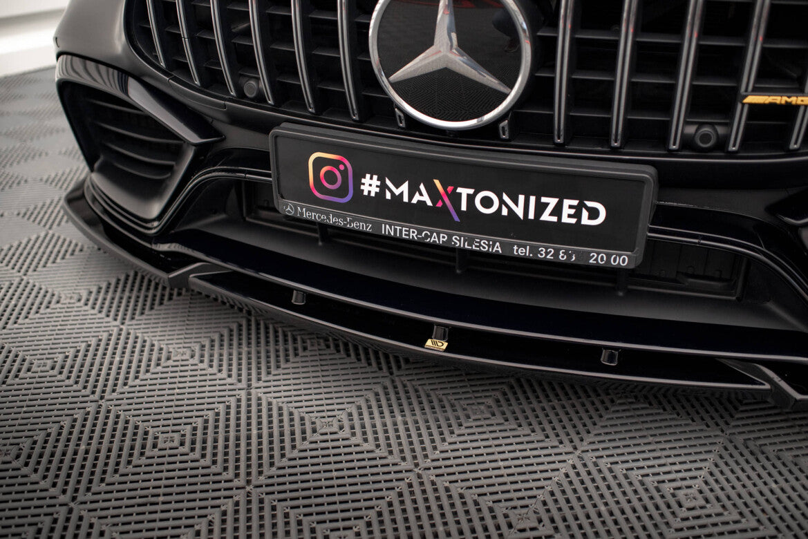 Frontlippe V.3 passend für Mercedes-AMG GT 63S 4 Door Coupe Aero X290 schwarz Hochglanz