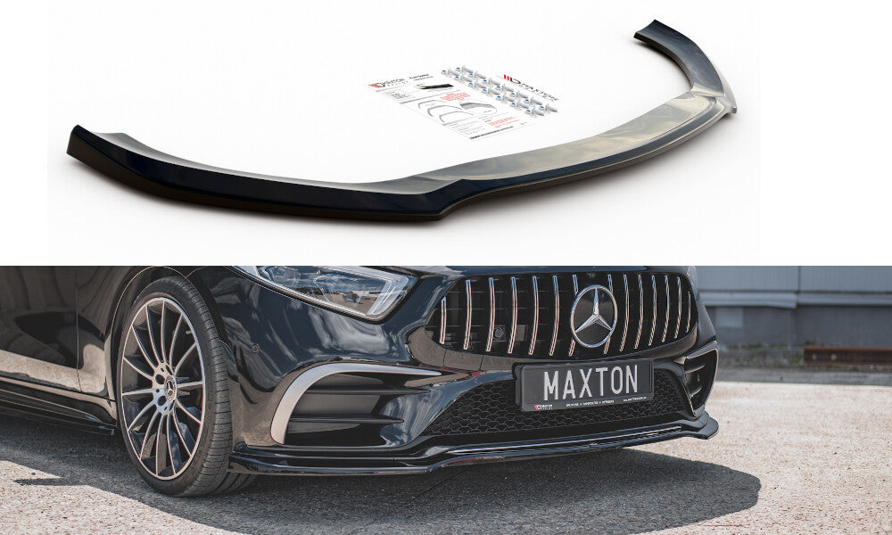 Frontlippe V.3 passend für Mercedes-Benz CLS AMG-Line C257 schwarz Hochglanz