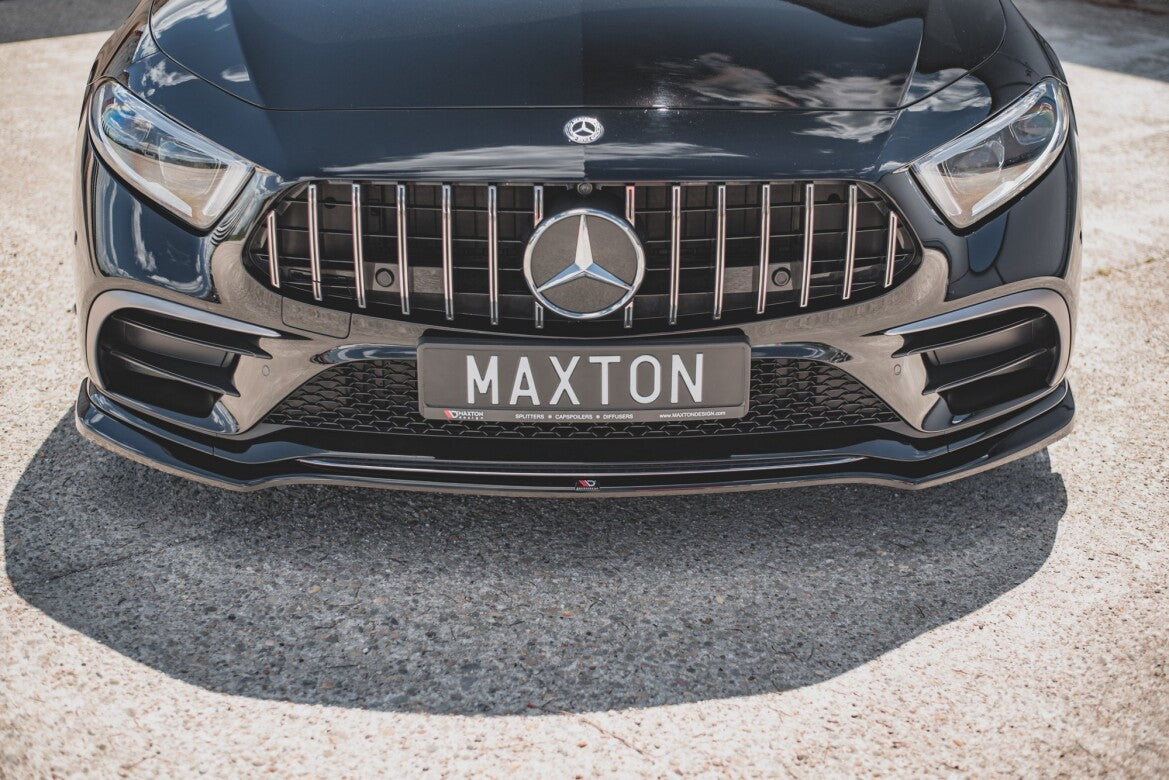 Frontlippe V.3 passend für Mercedes-Benz CLS AMG-Line C257 schwarz Hochglanz