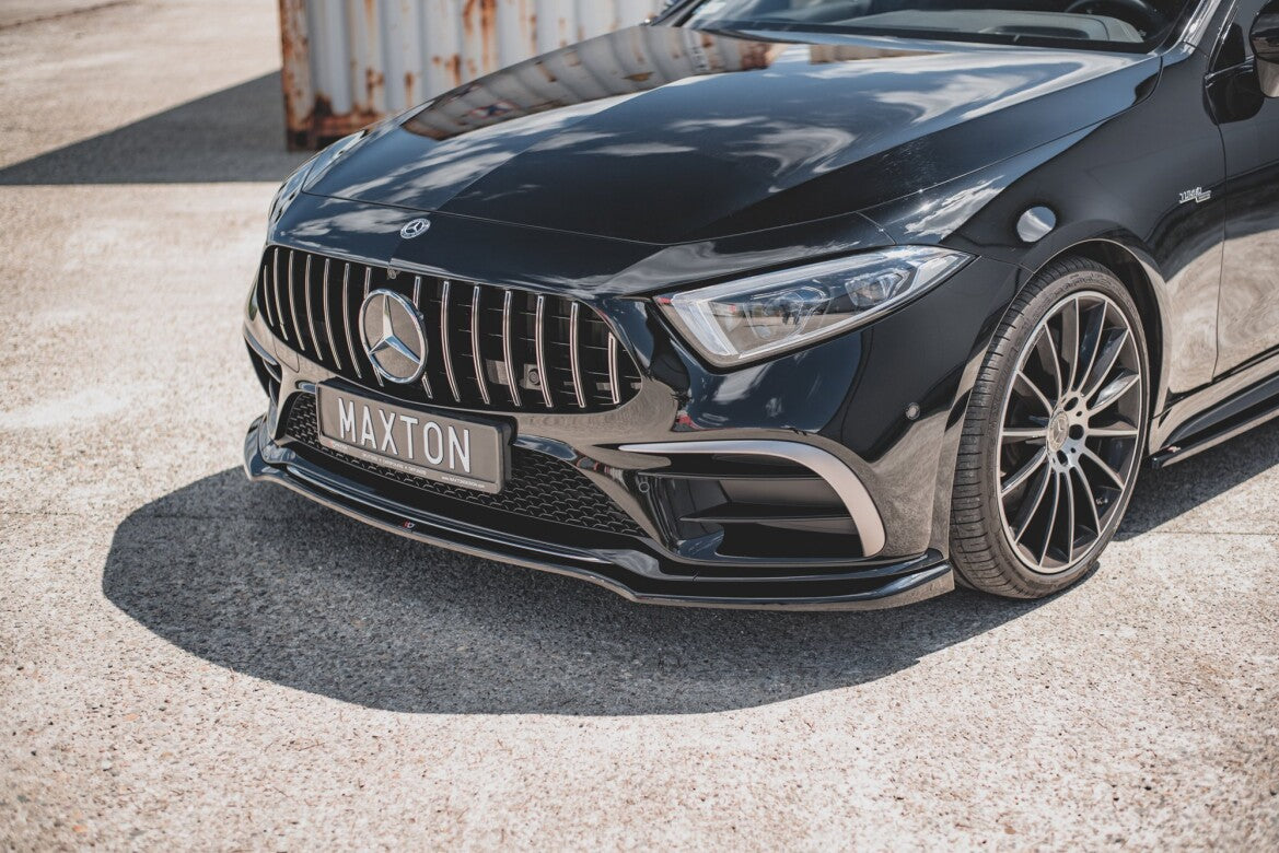 Frontlippe V.3 passend für Mercedes-Benz CLS AMG-Line C257 schwarz Hochglanz