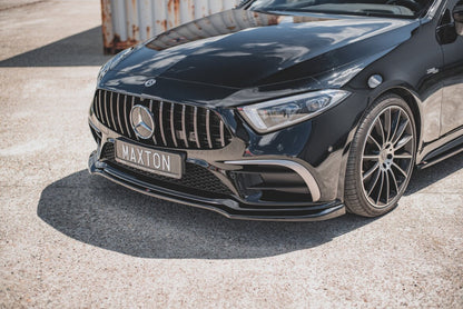 Frontlippe V.3 passend für Mercedes-Benz CLS AMG-Line C257 schwarz Hochglanz