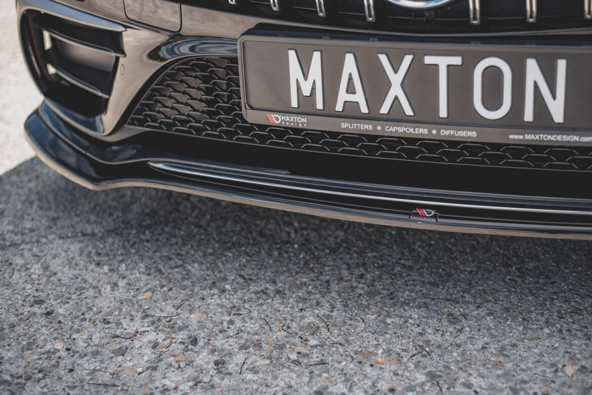 Frontlippe V.3 passend für Mercedes-Benz CLS AMG-Line C257 schwarz Hochglanz