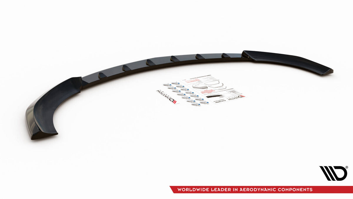 Frontlippe V.3 passend für Mercedes E63 AMG Kombi/Limousine S213/W213 schwarz Hochglanz