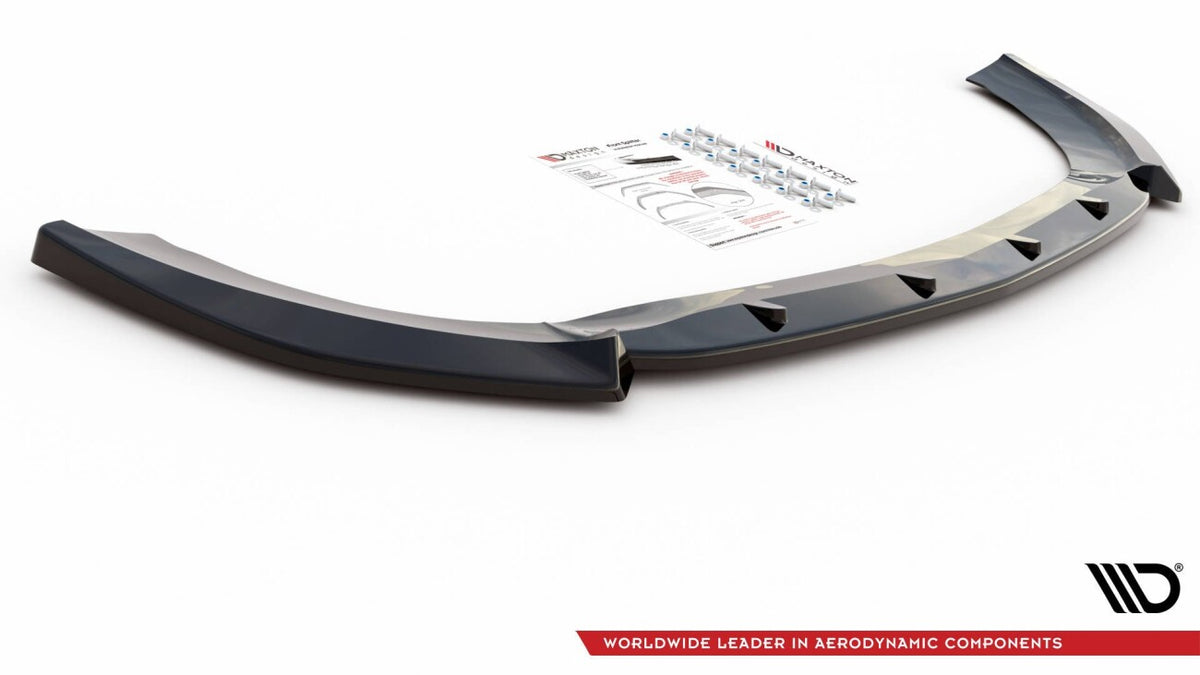 Frontlippe V.3 passend für Mercedes V-Klasse AMG-Line W447 schwarz Hochglanz