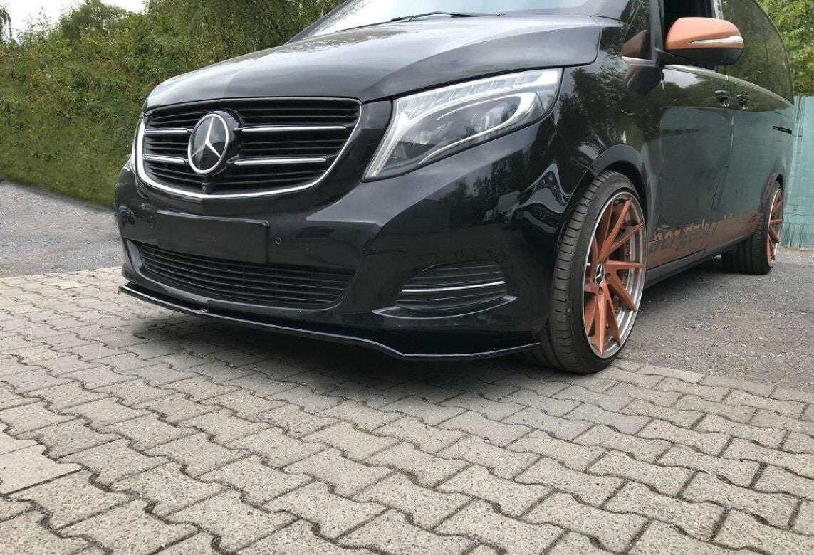 Frontlippe V.3 passend für Mercedes V-Klasse W447 schwarz Hochglanz