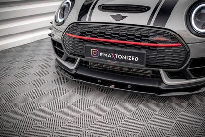 Frontlippe V.3 passend für Mini Cooper Clubman John Cooper Works F54 FL schwarz Hochglanz