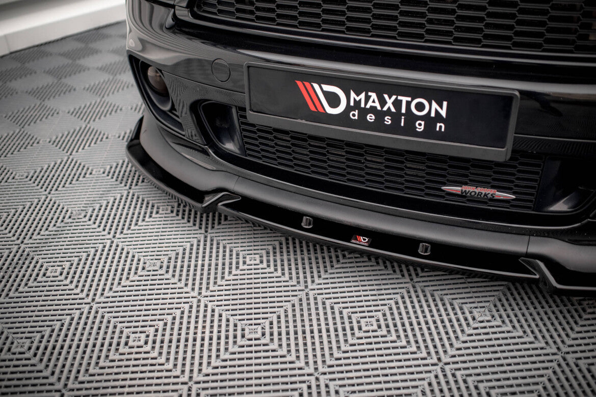Frontlippe V.3 passend für Mini Cooper John Cooper Works R56 schwarz Hochglanz