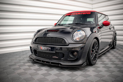 Frontlippe V.3 passend für Mini Cooper John Cooper Works R56 schwarz Hochglanz