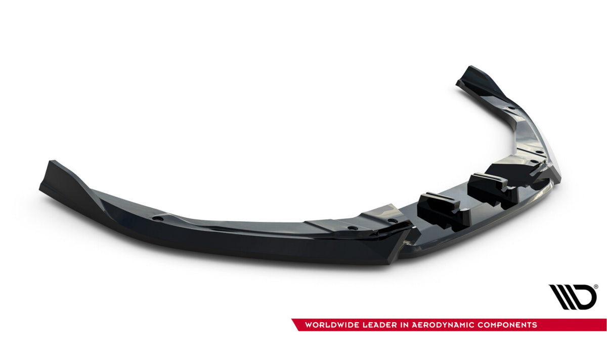 Frontlippe V.3 passend für Porsche 718 Cayman GTS 982c schwarz Hochglanz