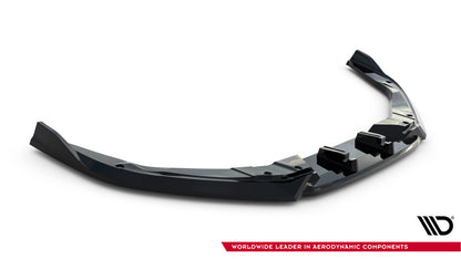 Frontlippe V.3 passend für Porsche 718 Cayman GTS 982c schwarz Hochglanz