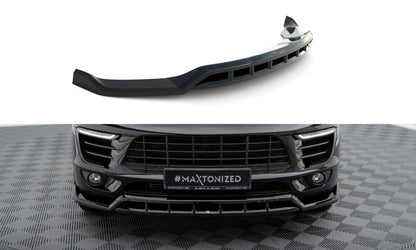 Frontlippe V.3 passend für Porsche Macan Mk1 schwarz Hochglanz