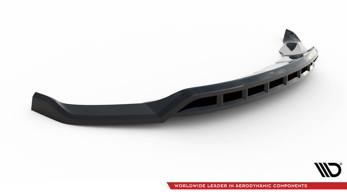 Frontlippe V.3 passend für Porsche Macan Mk1 schwarz Hochglanz