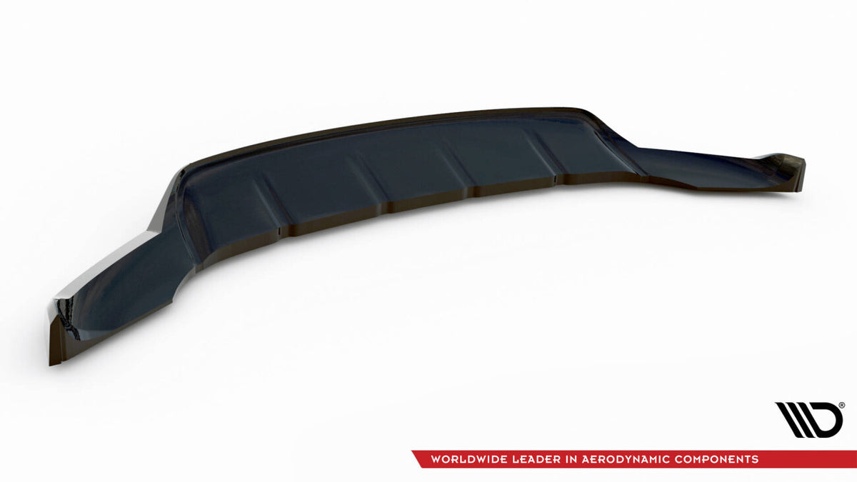 Frontlippe V.3 passend für Porsche Macan Mk1 schwarz Hochglanz
