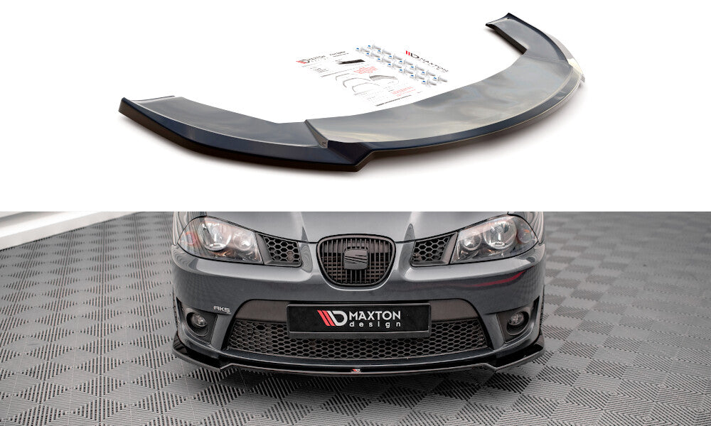 Frontlippe V.3 passend für Seat Ibiza CUPRA Mk3 schwarz Hochglanz