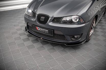 Frontlippe V.3 passend für Seat Ibiza CUPRA Mk3 schwarz Hochglanz