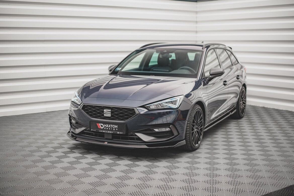 Frontlippe V.3 passend für Seat Leon FR Mk4 schwarz Hochglanz