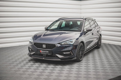 Frontlippe V.3 passend für Seat Leon FR Mk4 schwarz Hochglanz