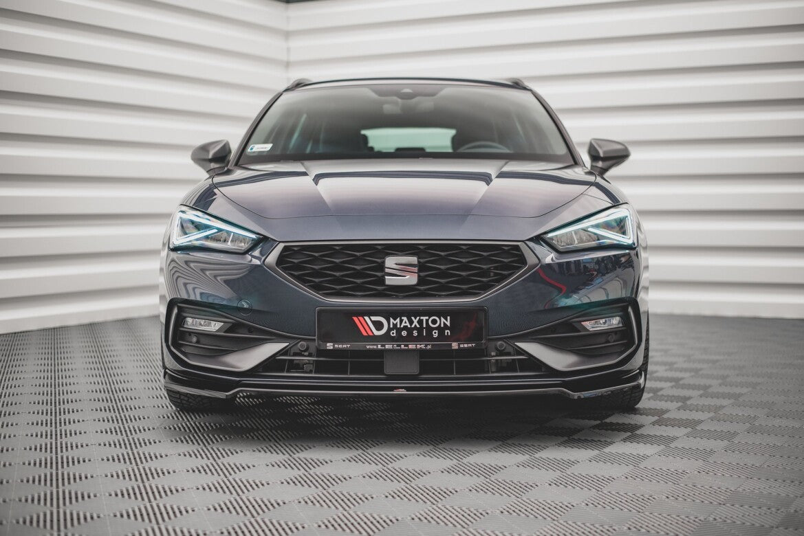 Frontlippe V.3 passend für Seat Leon FR Mk4 schwarz Hochglanz