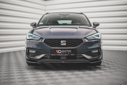 Frontlippe V.3 passend für Seat Leon FR Mk4 schwarz Hochglanz